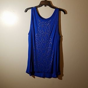 Women's Tank w/ Silver Embellishments